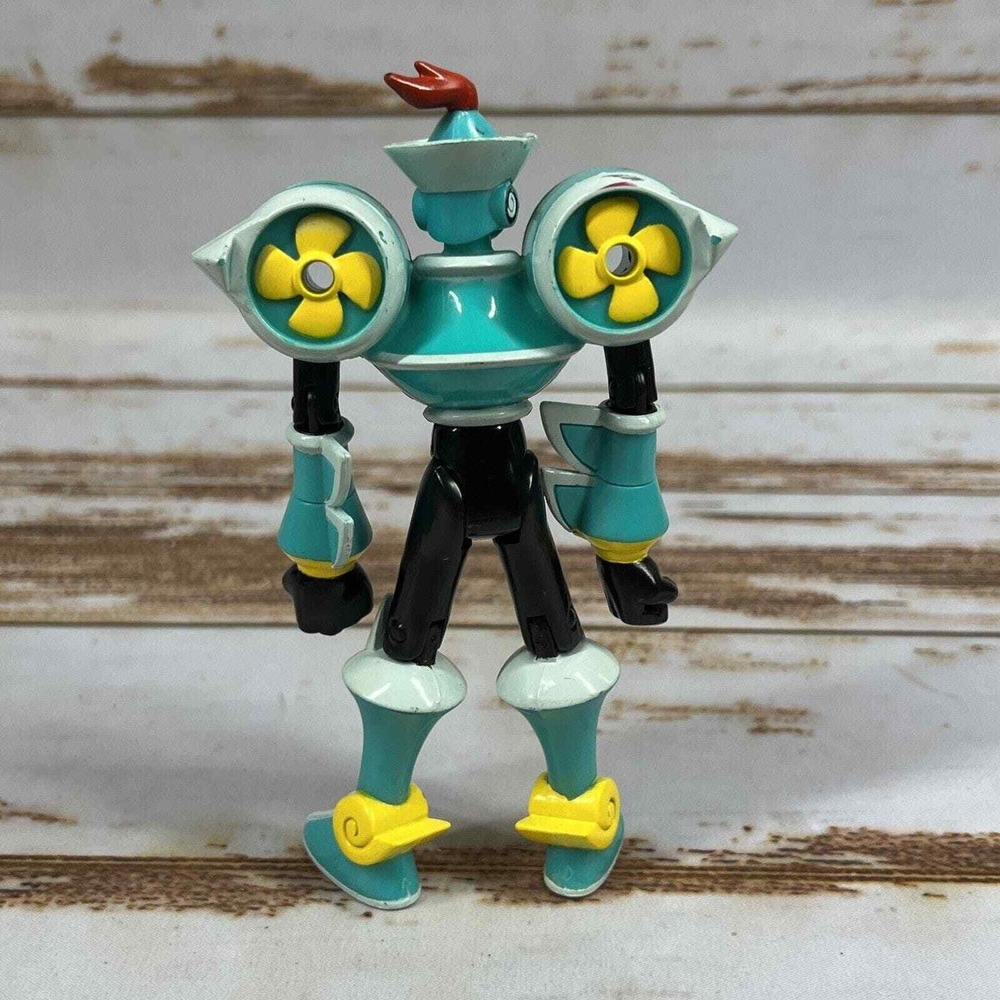 MegaMan NT Warrior Windblastman 5.5" Action Figure Mattel 2004 Loose Incomplete - Picture 2 of 2